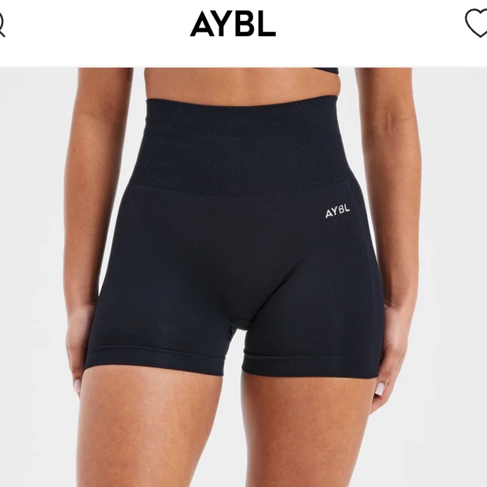 AYBL Empower Seamless Shorts - Black Women workout shorts